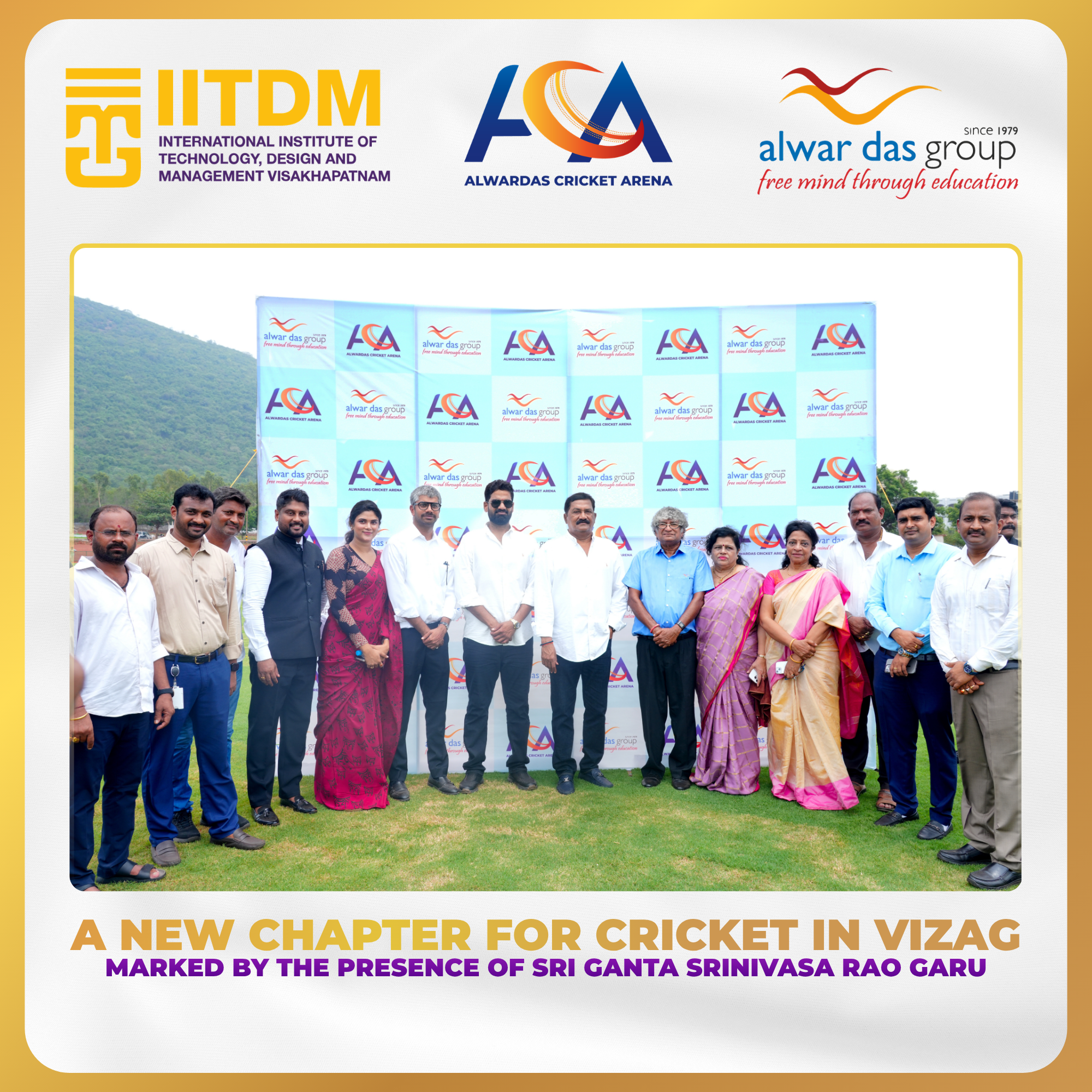 Launch of Alwardas Cricket Arena in Vizag